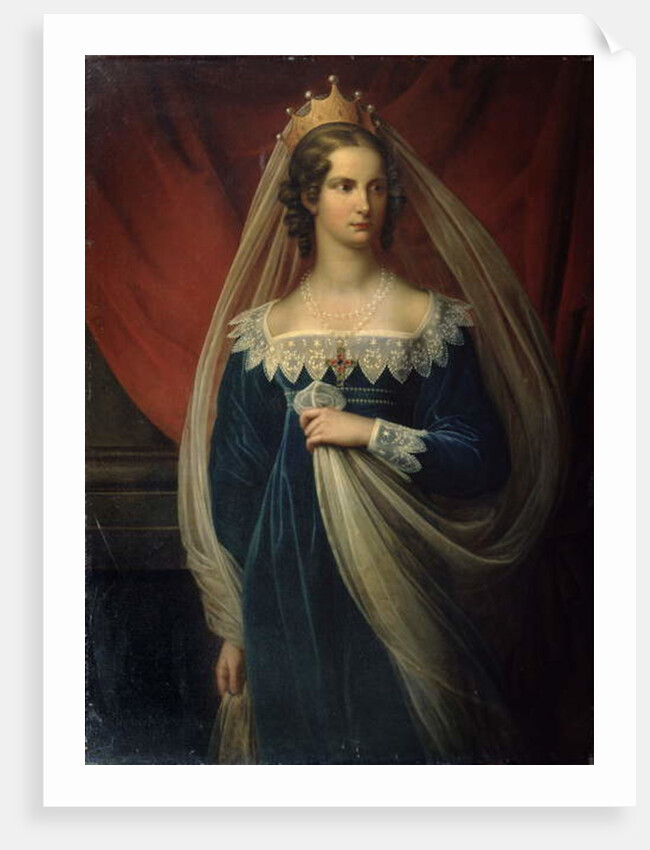 Portrait of Princess Charlotte von Preussen, 1817 by Franz Gerhard von Kugelgen