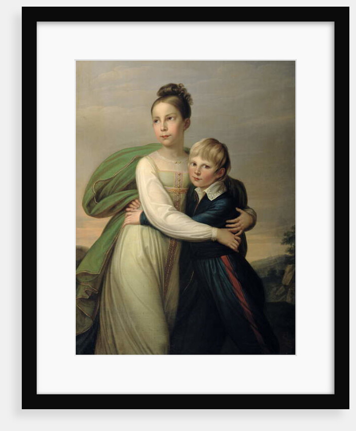 Prince Albrecht and Princess Louise, c.1817 by Franz Gerhard von Kugelgen
