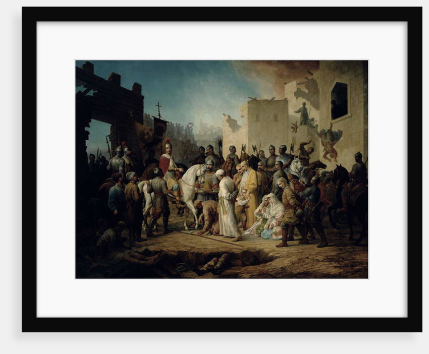 Tsar Ivan IV conquering Kazan in 1552, 1894 by Petr Mikhailovich Shamshin