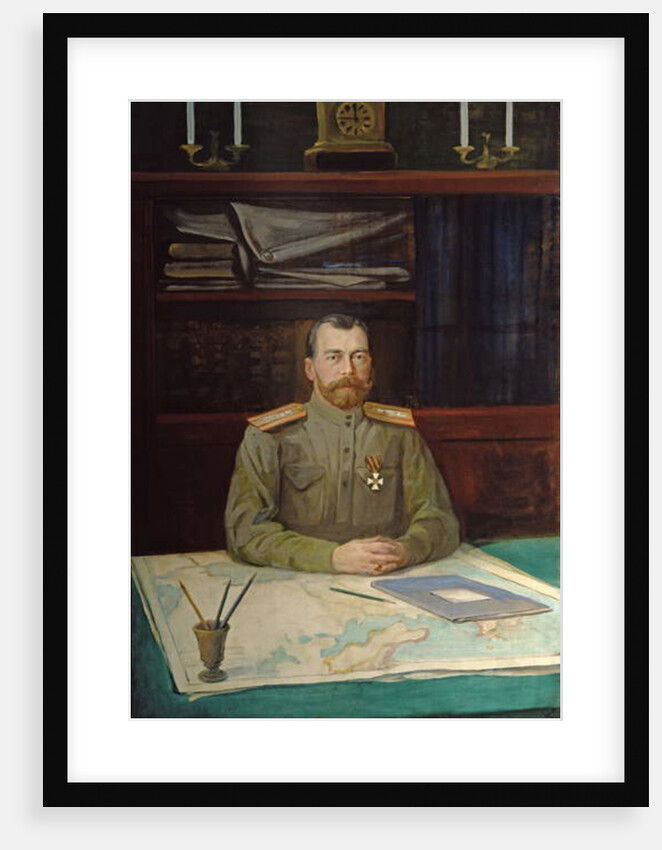 Portrait of Emperor Nicholas II, 1914 by Nikolay Shesterikov