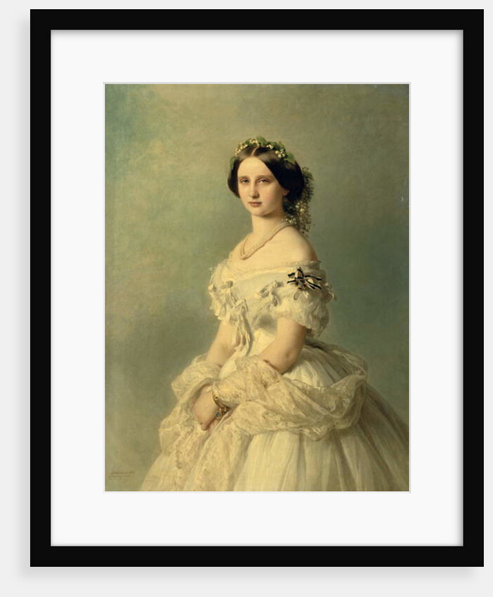 Portrait of Princess of Baden, 1856 by Franz Xaver Winterhalter