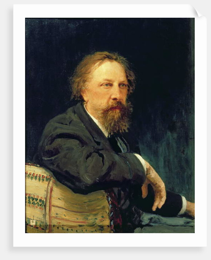Portrait of the Author Count Alexey K. Tolstoy, 1896 by Ilya Efimovich Repin