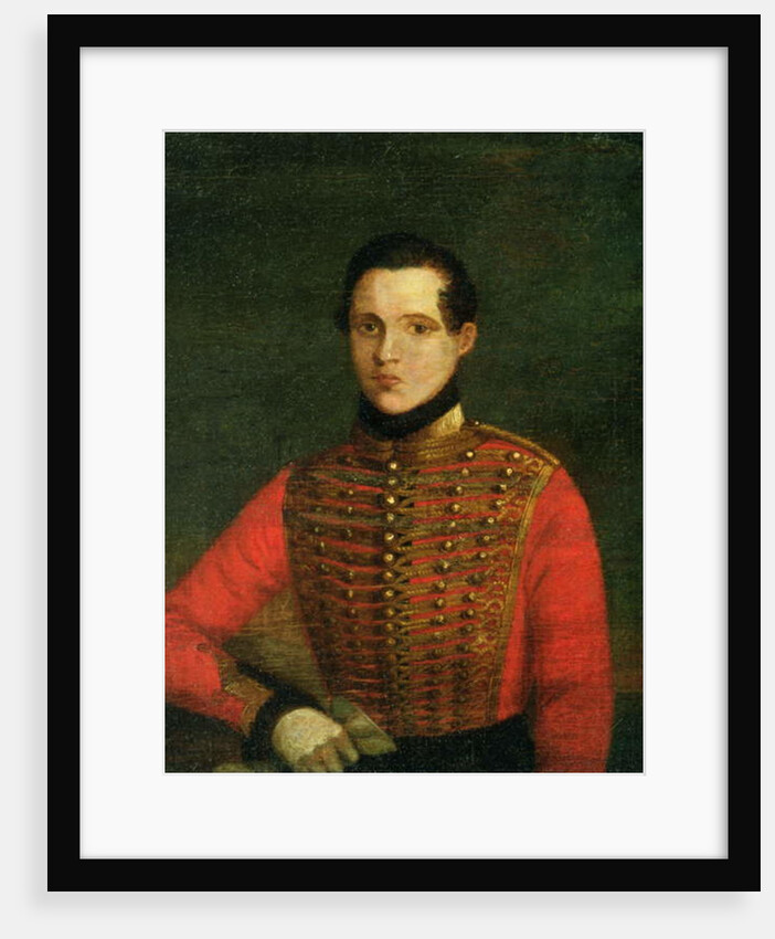 Portrait of the Poet Michail Lermontov, 1830s by A. Chelyshev