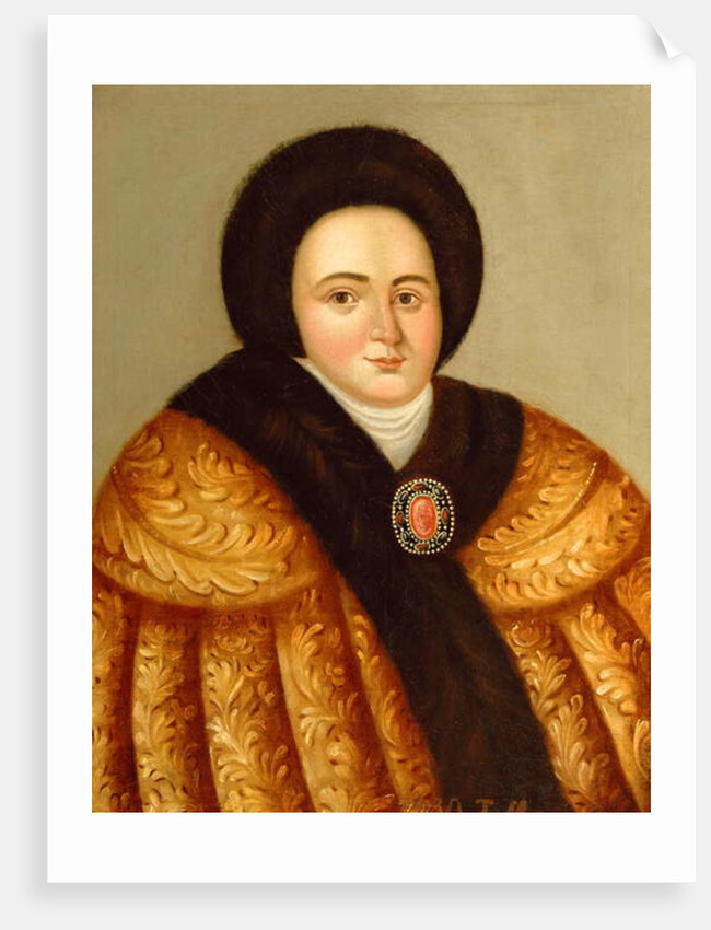 Portrait of Tsarina Evdokiya Lopukhina by School Russian