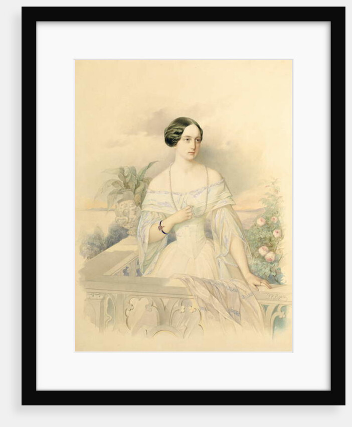 Portrait of Grand Duchess Olga Nikolaevna, 1846 by Vladimir Ivanovich Hau
