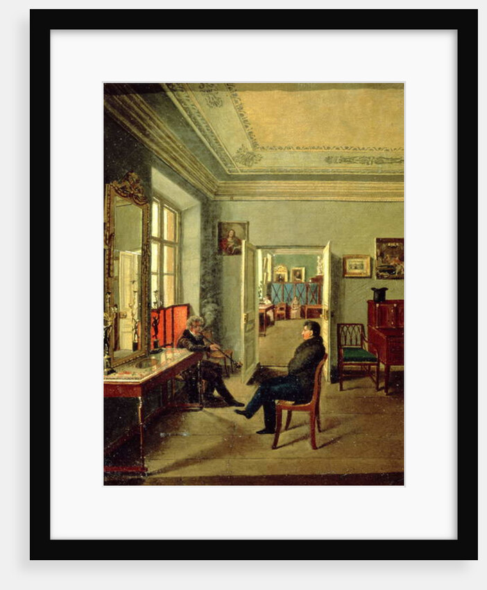 In the Room, 1834 by Michail Fyodorovich Davydov