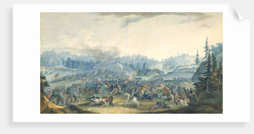 A scene from the Russian-Turkish War, 1801 by Gavril Sergeyevich Sergeyev