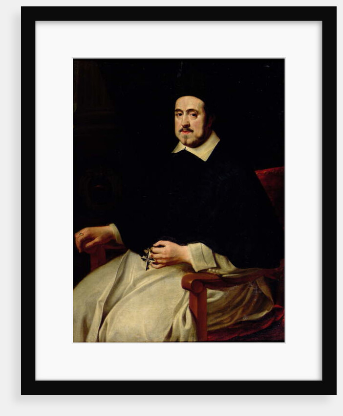 Portrait of Ambrosius Cappelus, Bishop of Antwerp by Abraham Jansz. van Diepenbeeck