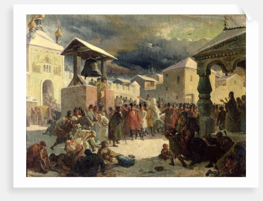The Veche in the Republic of Novgorod, 1861 by Vasily Grigorievich Khudyakov