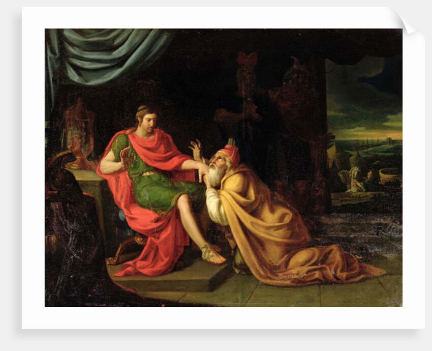 Priam and Achilles by Alessandro Padovanino