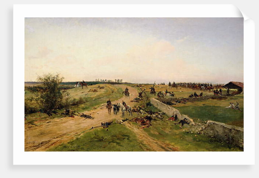 Scene from the Franco-Prussian War by Alphonse Marie de Neuville