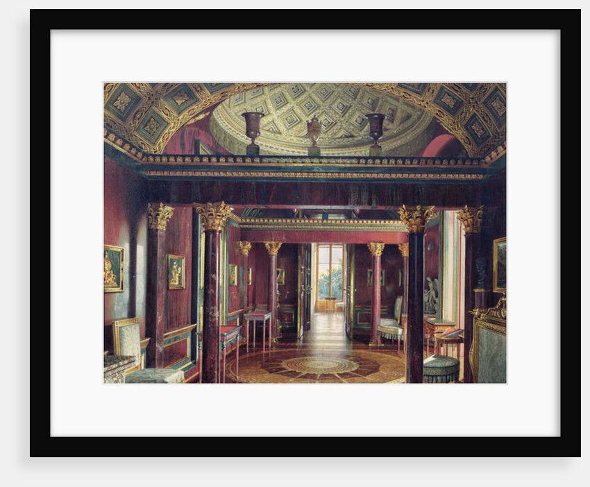 The Agate Room in the Catherine Palace at Tsarskoye Selo, 1859 by Luigi Premazzi