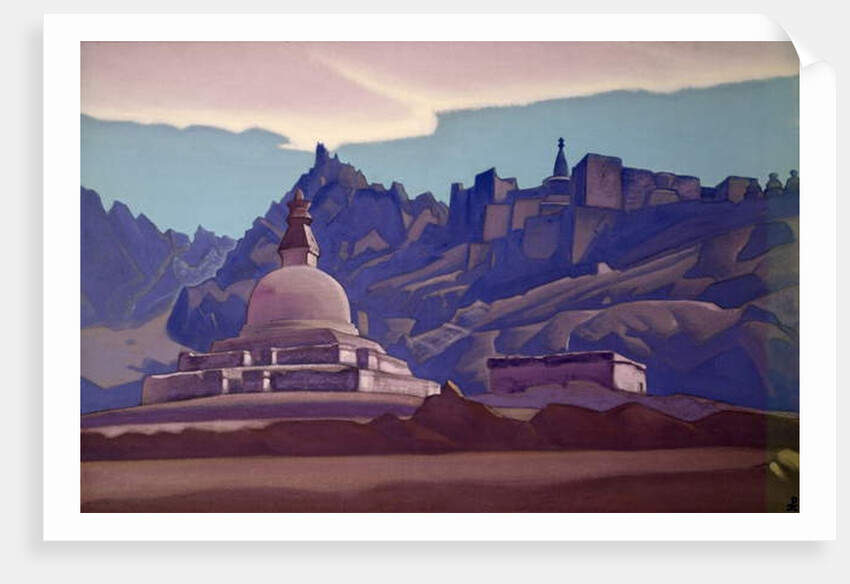 Burial Mound, Ladakh, 1937 by Nicholas Roerich
