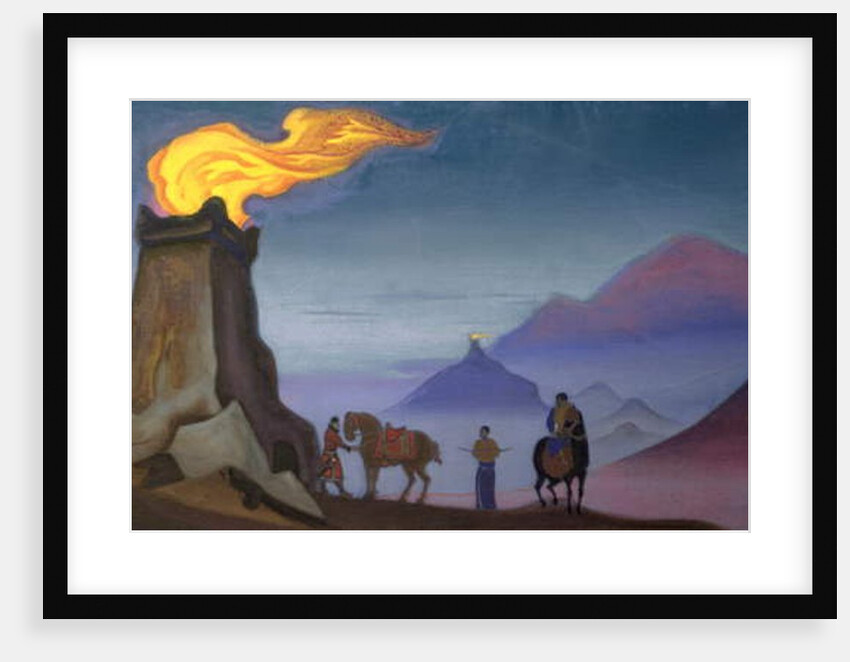 Victory Flames, 1940 by Nicholas Roerich