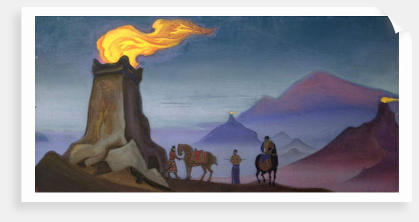 Victory Flames, 1940 by Nicholas Roerich