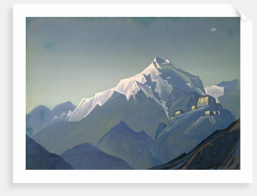 Tibet: A Monastery, 1944 by Nicholas Roerich