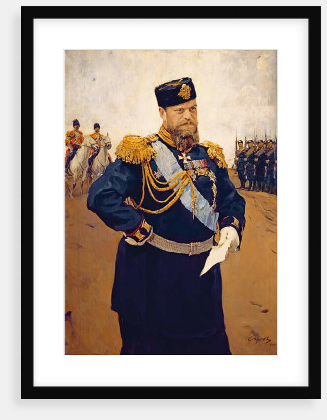 Portrait of Tsar Alexander III, 1900 by Valentin Aleksandrovich Serov
