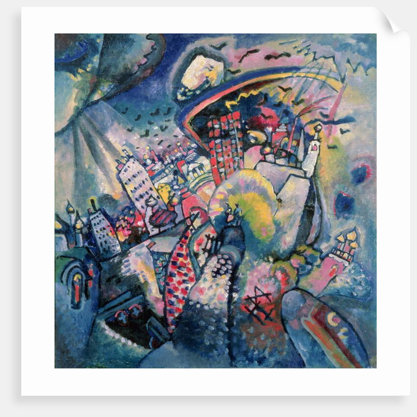 Moscow I, 1916 by Wassily Kandinsky