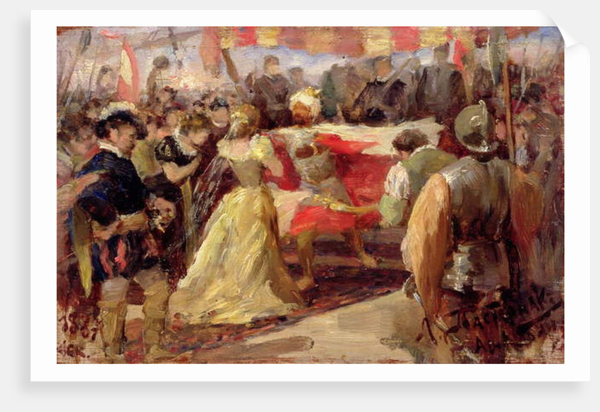 Stage design for 'Othello' by William Shakespeare, 1887 by Leonid Osipovic Pasternak