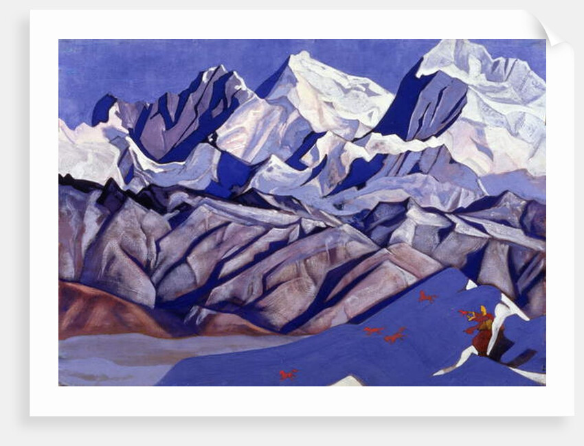 Red Horses, 1925 by Nicholas Roerich