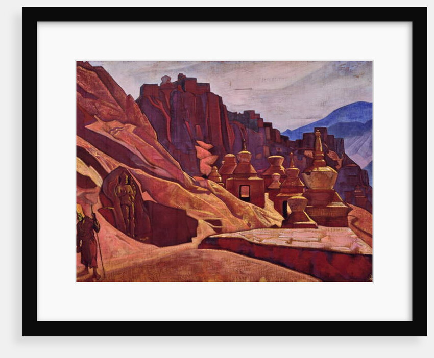 The Bonpo monastery in Tibet, 1925 by Nicholas Roerich