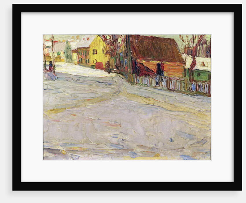 City landscape by Wassily & Marc Franz Kandinsky