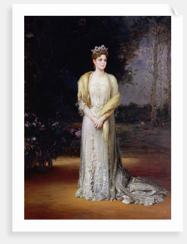 Portrait of Empress Alexandra Fyodorovna, 1914 by Jakov Jakovlevich Veber