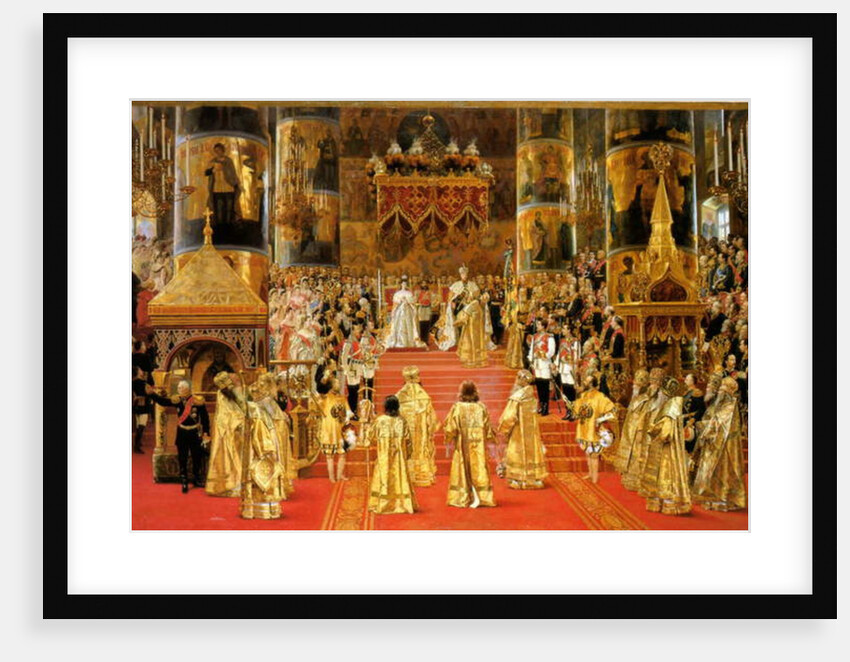 Coronation of Emperor Alexander III, 1888 by Georges Becker