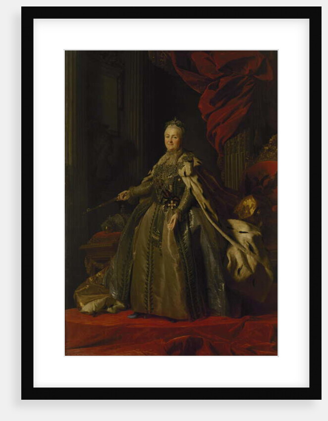 Portrait of Catherine II, 1776-77 by Alexander Roslin