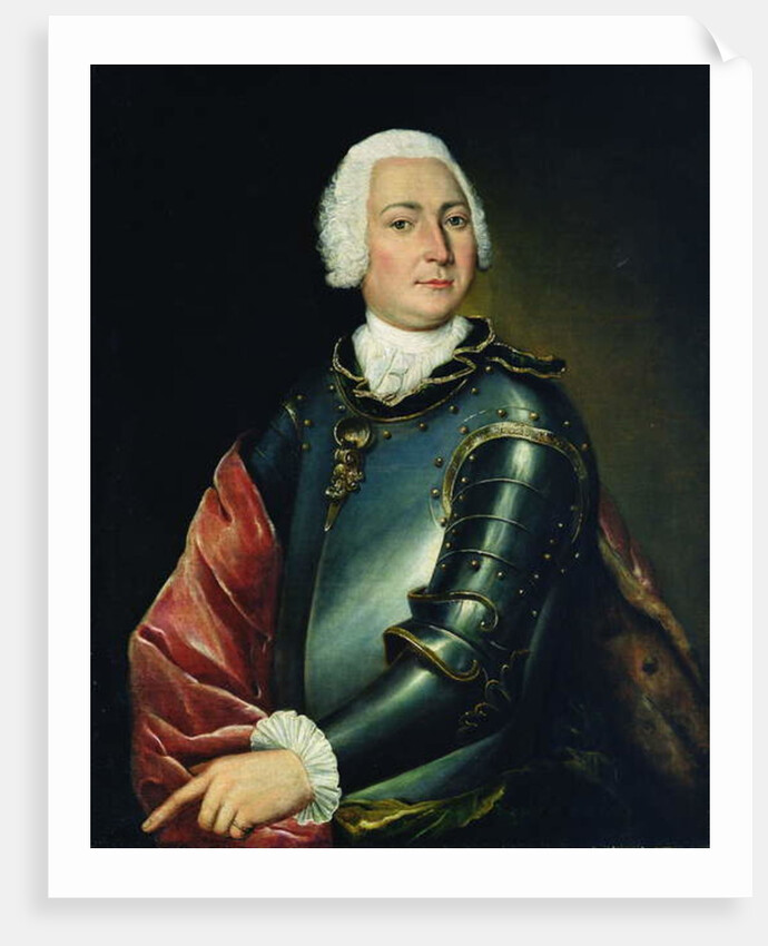 Portrait of Count Ernst Christoph von Manteuffel by Lucas Conrad Pfanzelt