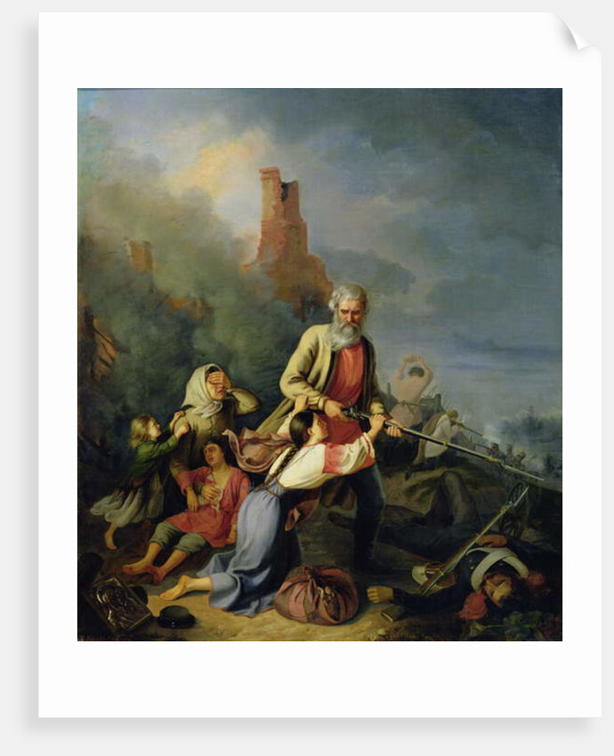 The Russians in 1812, 1855 by Konstantin Przhceslavski