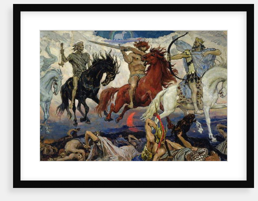 The Four Horsemen of the Apocalypse, 1887 by Victor Mikhailovich Vasnetsov