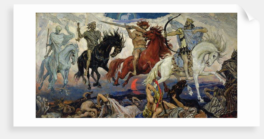 The Four Horsemen of the Apocalypse, 1887 by Victor Mikhailovich Vasnetsov