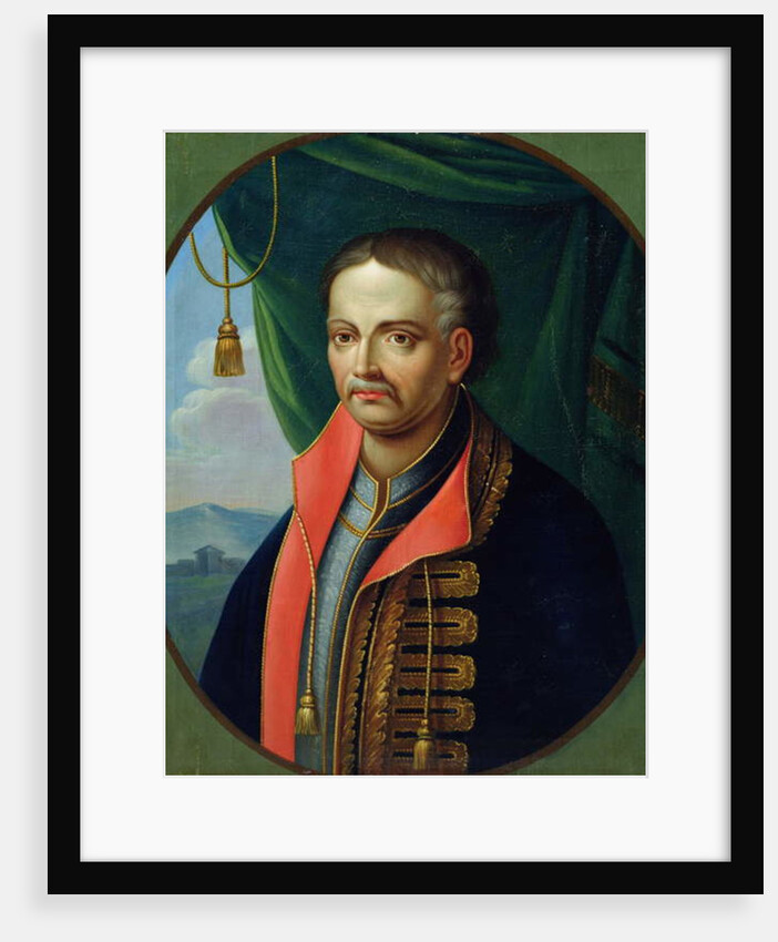 Portrait of Ivan Mazepa, hetman of the Ukrainian cossacks by Stepan Zemlykov