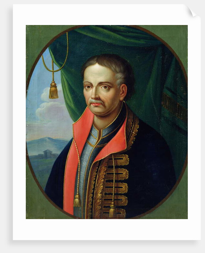 Portrait of Ivan Mazepa, hetman of the Ukrainian cossacks by Stepan Zemlykov