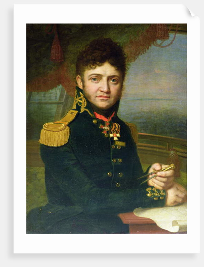 Portrait of Yuri F. Lisyansky, 1810 by Vladimir Lukich Borovikovsky