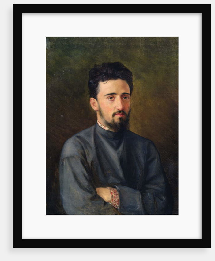 Portrait of Vsevolod M. Garshin, 1878 by Mikhail Georgievich Malyshev