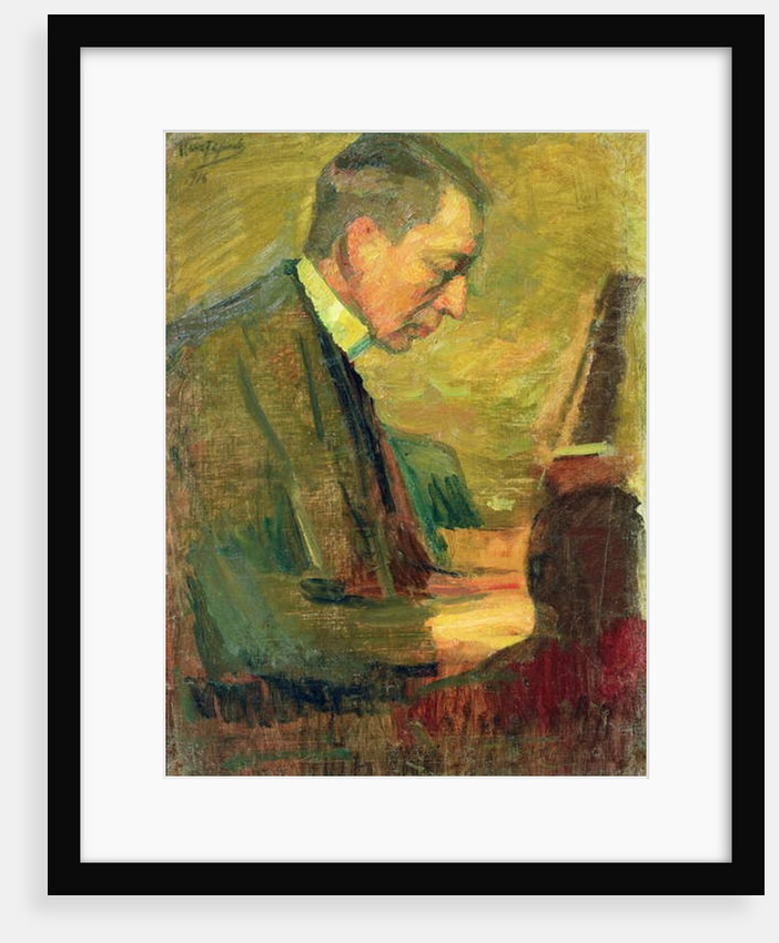 Portrait of Sergei Rakhmaninov, 1916 by Leonid Osipovic Pasternak