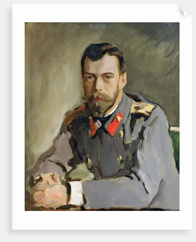 Portrait of Nicholas II, 1900 by Valentin Aleksandrovich Serov