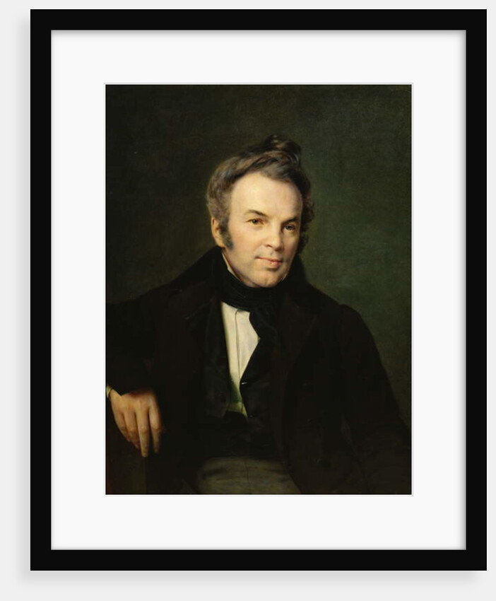 Portrait of Ivan Lazhechnikov, 1834 by Alexei Vasilievich Tyranov