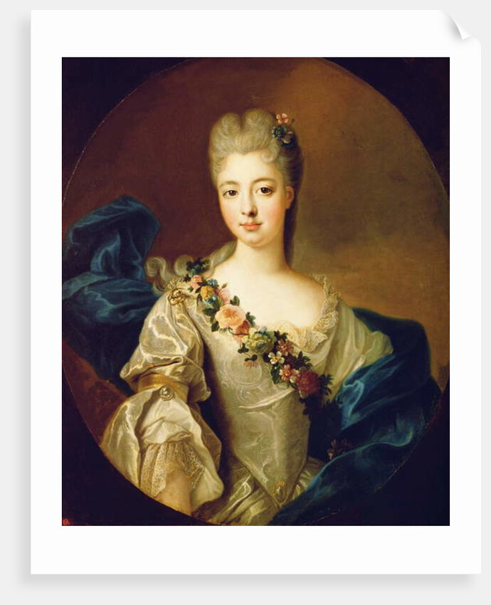 Portrait of Charlotte Aglae of Orleans, 1720s by Pierre Gobert