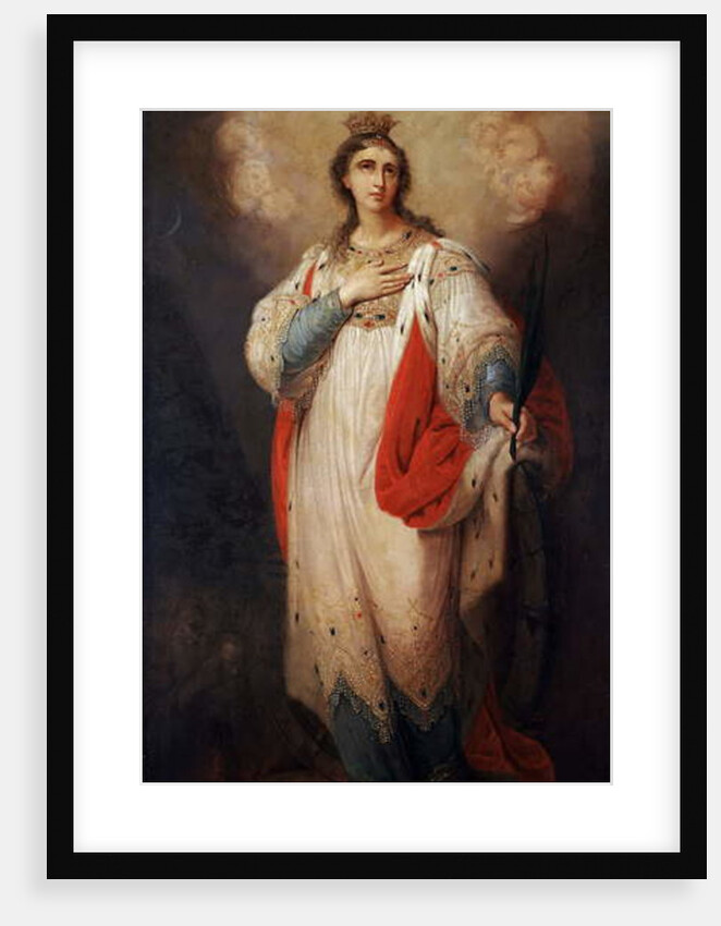 Saint Catherine by Vladimir Lukich Borovikovsky