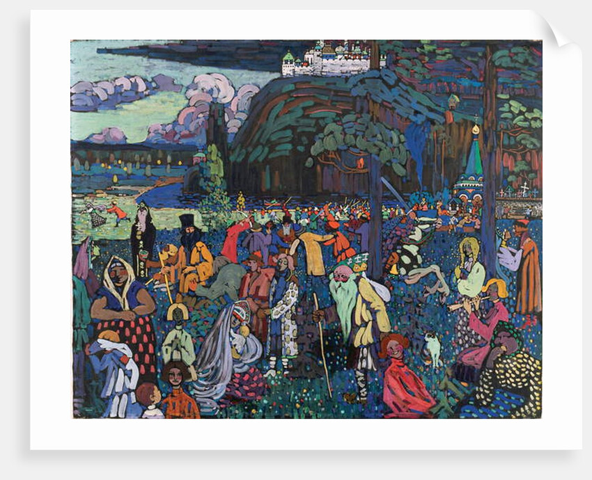 Colourful Life 1907 by Wassily Kandinsky