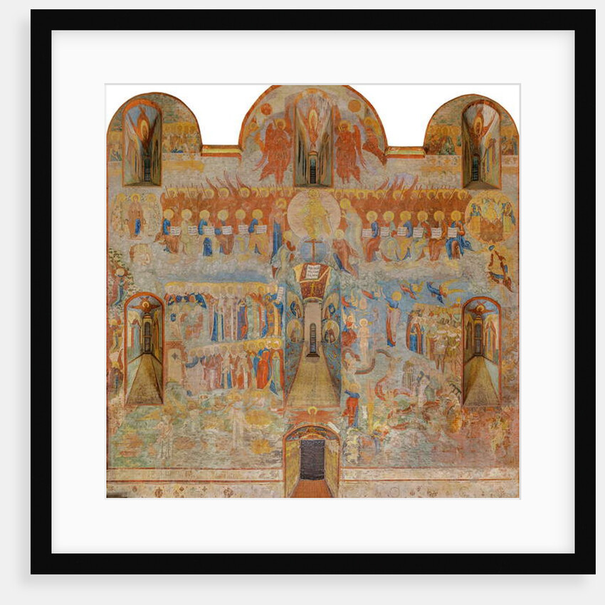 The Last Judgement, Saint Sophia Cathedral, Vologda by School Russian