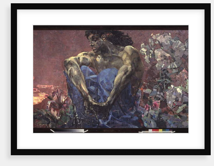 The Seated Demon, 1890 by Mikhail Aleksandrovich Vrubel