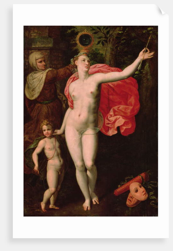 Venus and Cupid, Allegory of the Truth by Jacques de Backer