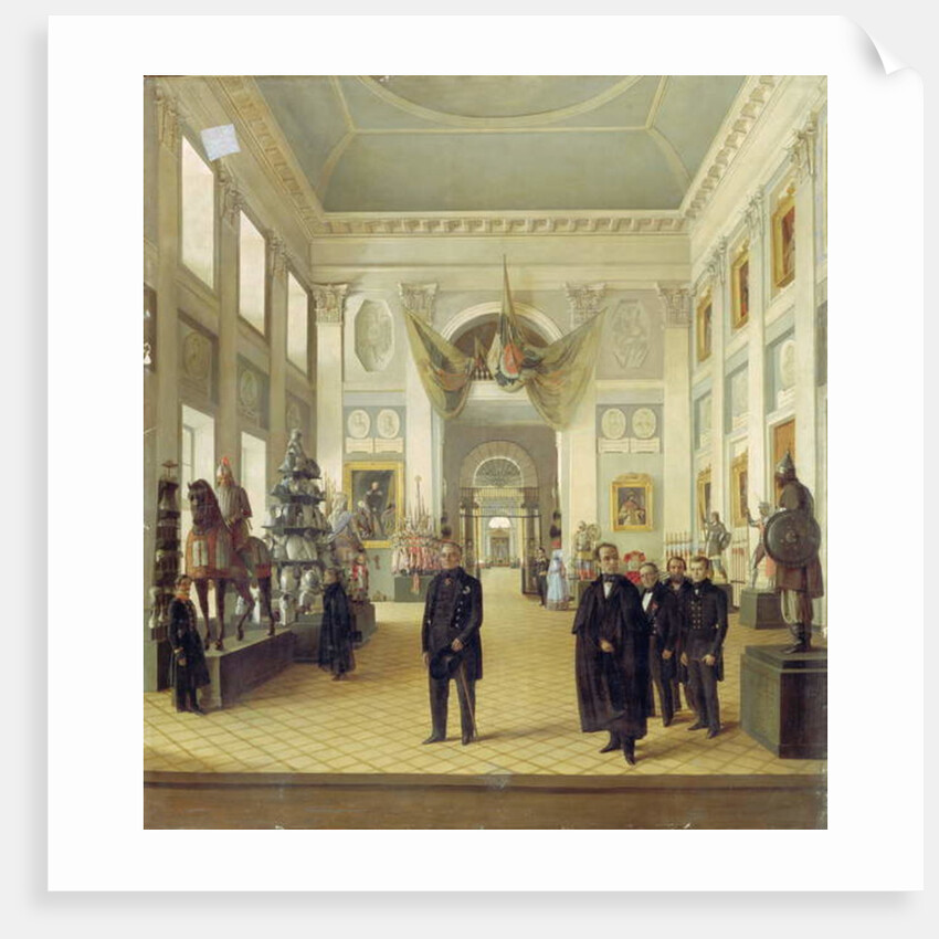 Interior of the Armoury Chamber in the Kremlin, 1844 by Nikolai Alexeyevich Burdin