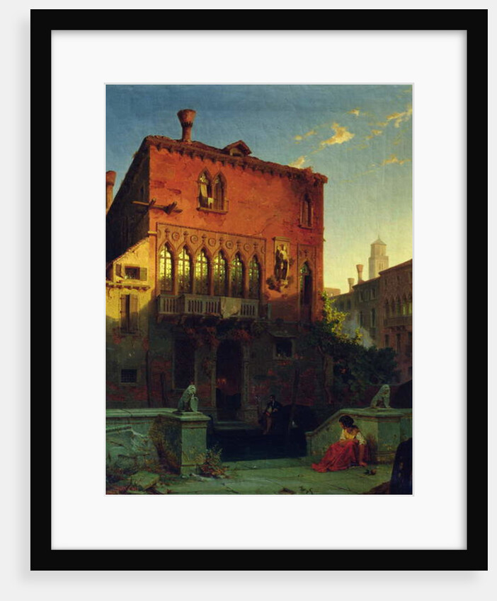 The House of Othello, the Moore in Venice, 1856 by Eduard Gerhardt
