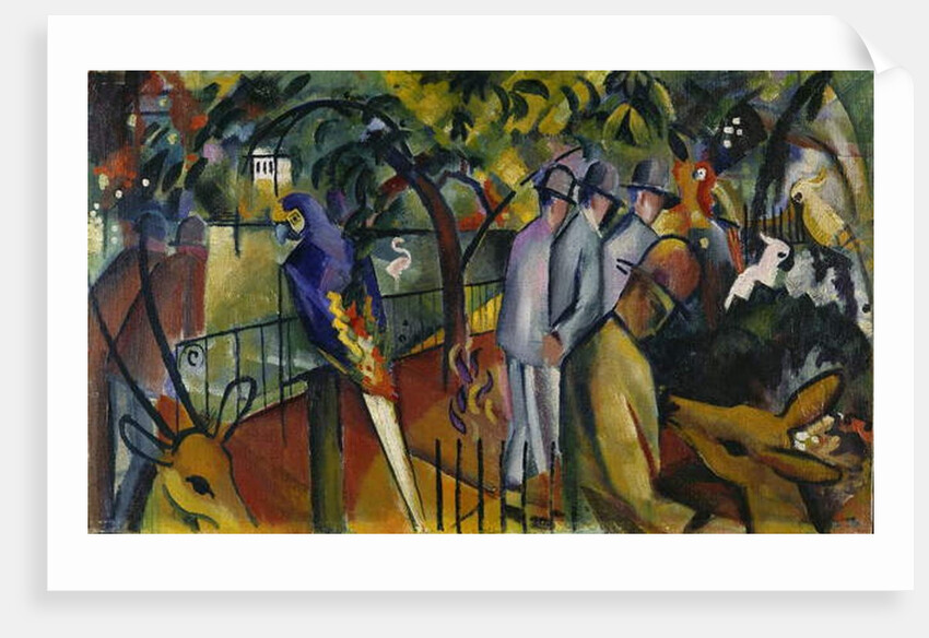 Zoological Garden I, 1912 by August Macke