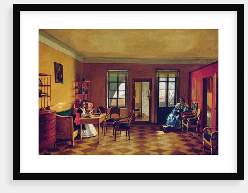 Interior of an attic by School Russian